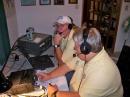 Don Dubon, N6JRL, and James Storms, AB8YK, operating at TI5N.